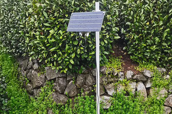 杭州西湖龙井村茶园土壤墒情检测站安装案例现场图