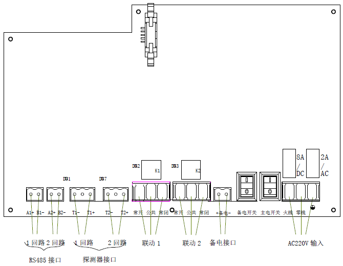 SSK-ZL-60N型可燃氣體報警控制器輸出板接線說明.png